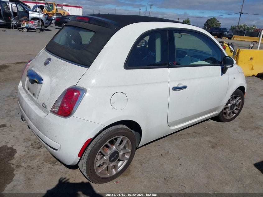 2015 FIAT 500C auction photo 4