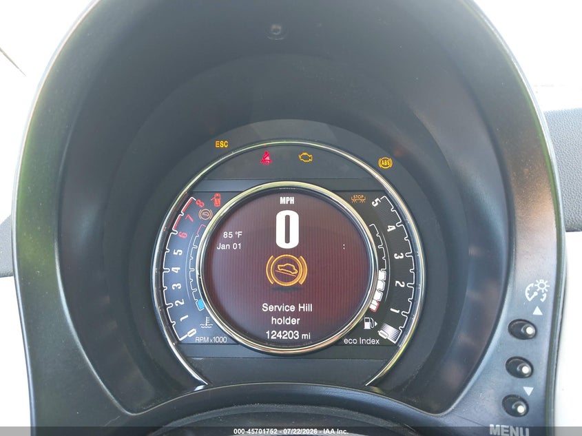 2015 FIAT 500C auction photo 7