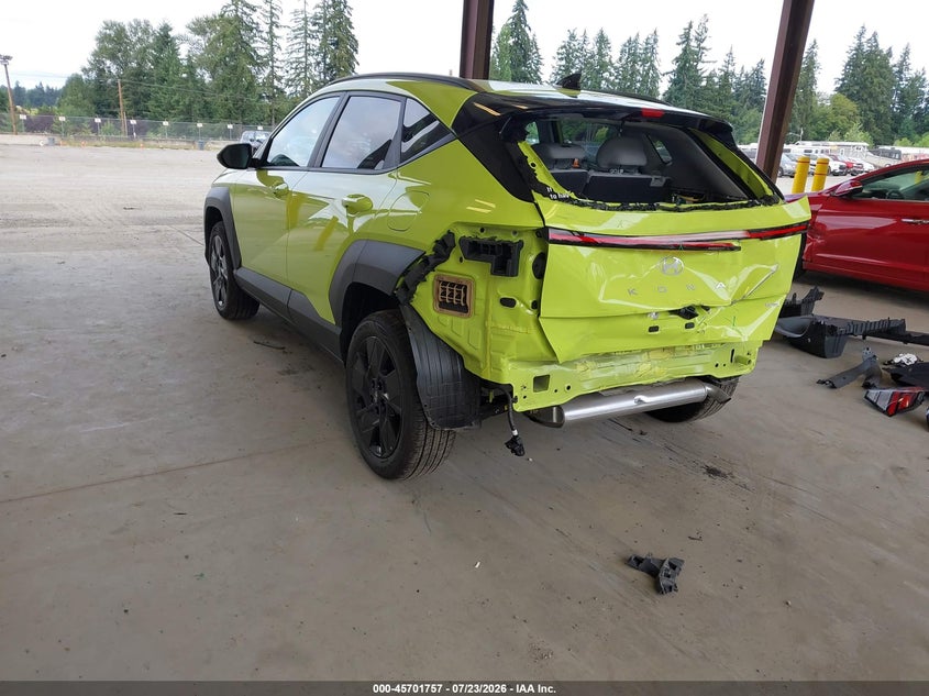 Vin: km8hfcab6tu433611, lot: 46200385, hyundai kona sel sport 20263