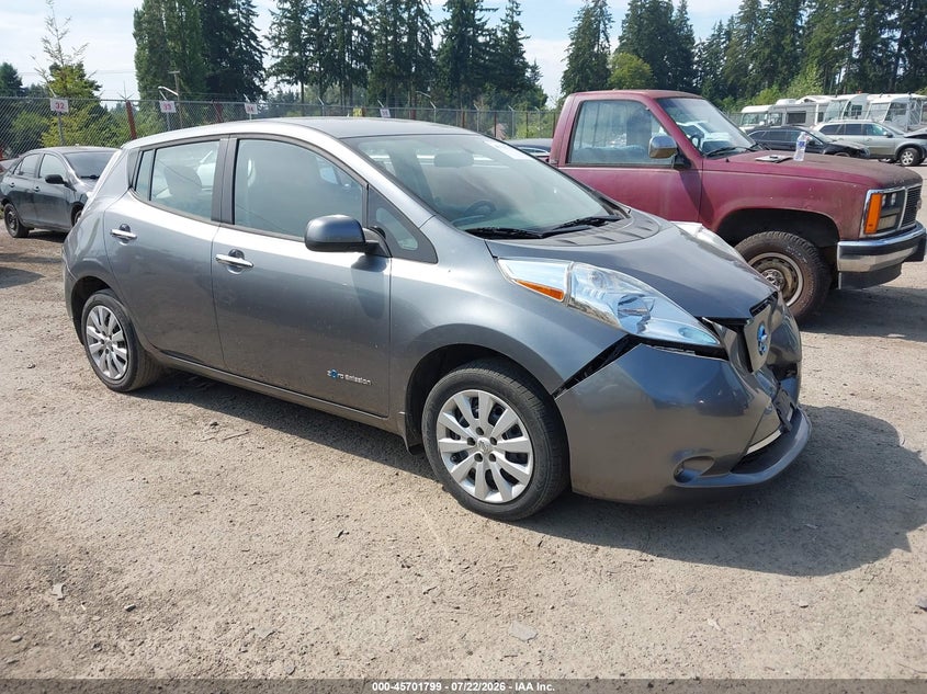 Vin: 1n4az0cp7fc309738, lot: 46200427, nissan leaf s 2015 img_1