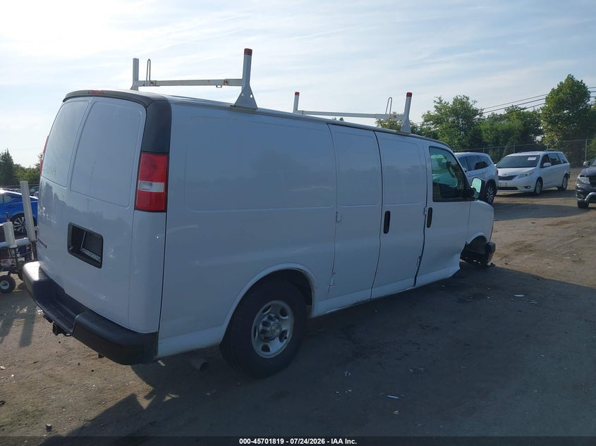 Vin: 1gcwgafp9m1188520, lot: 46200447, chevrolet express cargo rwd 2500 regular wheelbase wt 20214