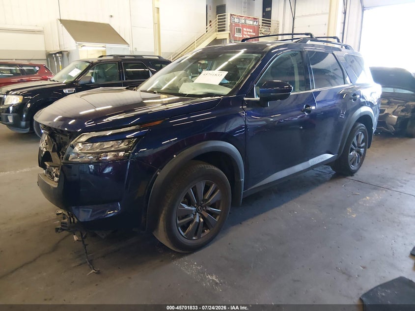 Vin: 5n1dr3bc2pc206652, lot: 46200461, nissan pathfinder sv 4wd 20232