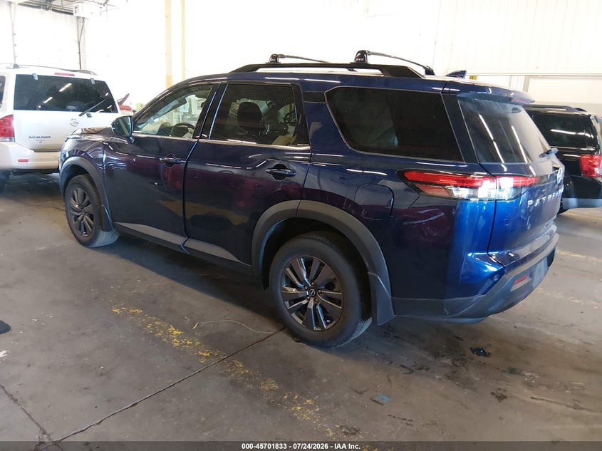 Vin: 5n1dr3bc2pc206652, lot: 46200461, nissan pathfinder sv 4wd 20233
