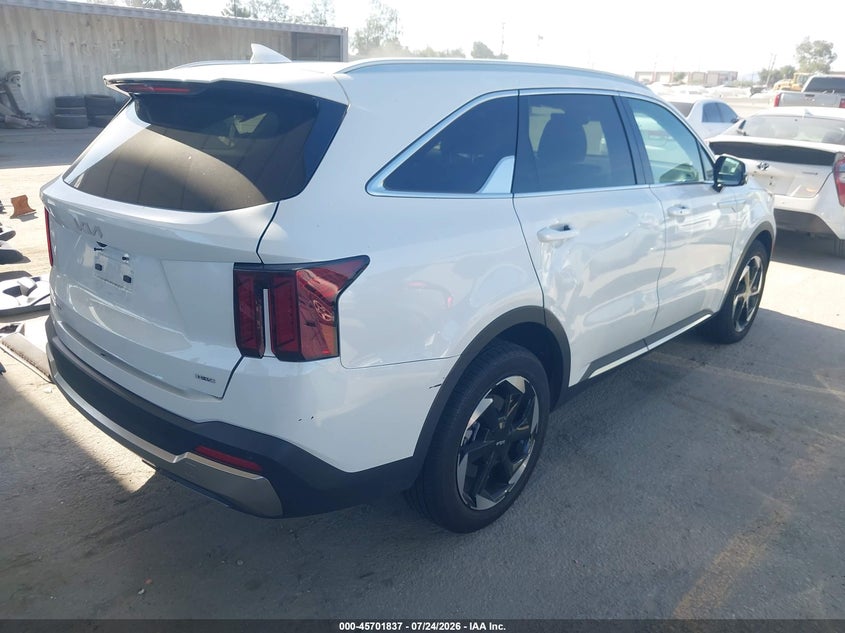 Vin: kndrhdjg1s5383102, lot: 46200465, kia sorento hybrid ex 20254