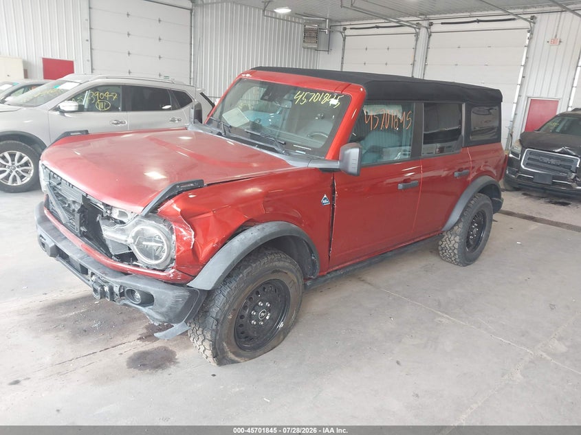 Vin: 1fmde5bhxplb17737, lot: 46200473, ford bronco black diamond 20232