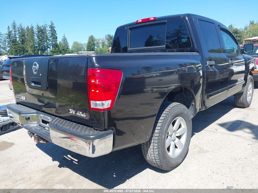 Vin: 1n6aa0ej7cn312968, lot: 46200493, nissan titan sv 20124