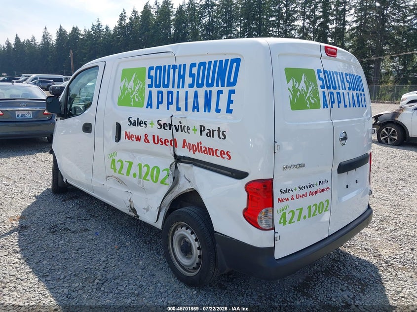Vin: 3n6cm0kn3lk708604, lot: 46200497, nissan nv200  cargo s xtronic cvt 20203