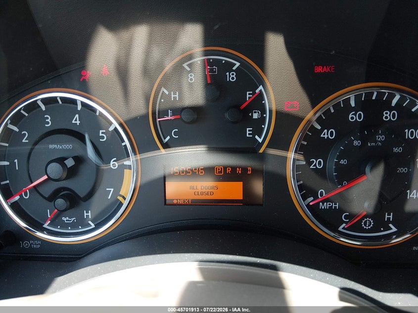 2011 NISSAN ARMADA SPORT UTILITY VEHICLE 5.6L V-8 DOHC, VVT, 317HP