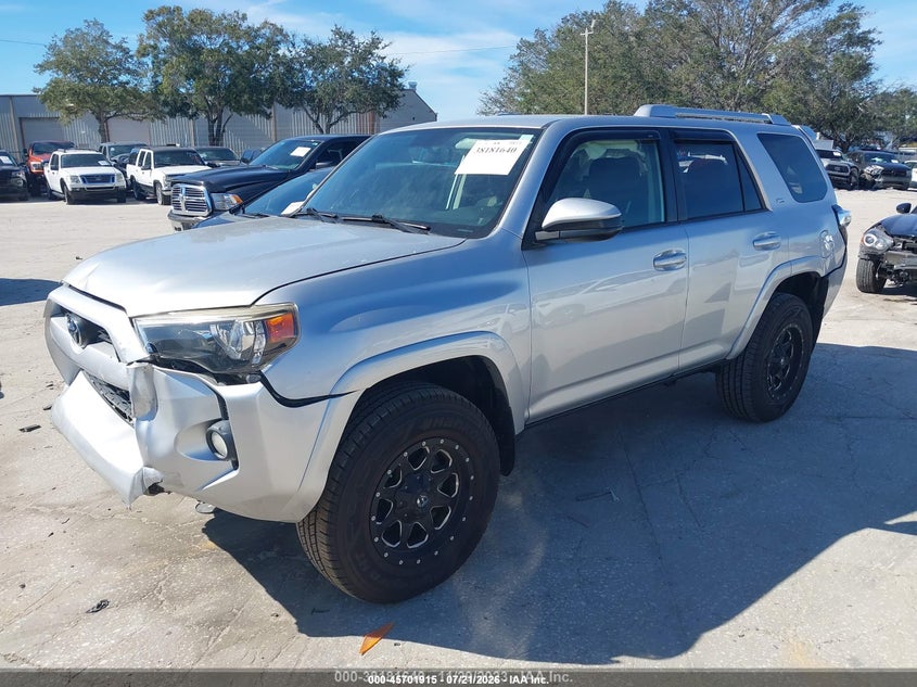 2014 Toyota 4Runner, Перёд и зад, IAAI, VIN JTEZU5JR9E5065070 — фото 2