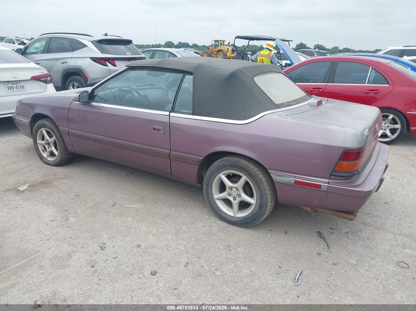 1995 CHRYSLER LE BARON CABRIO 3.0L V6 FI SOHC 12V F2