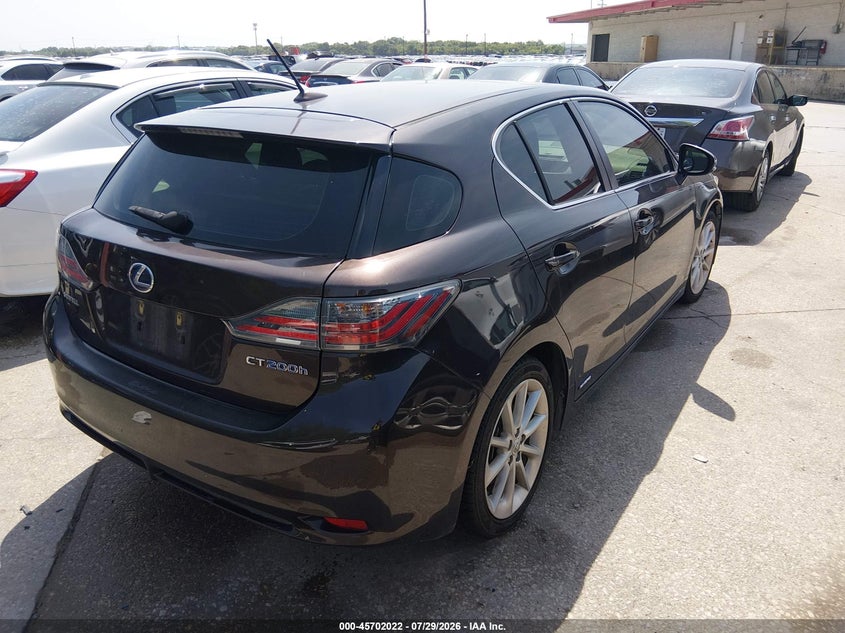 Vin: jthkd5bh3c2064456, lot: 46200650, lexus ct 200h premium 20124