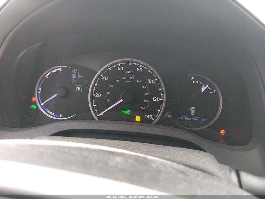 2012 LEXUS CT 200H auction photo 7