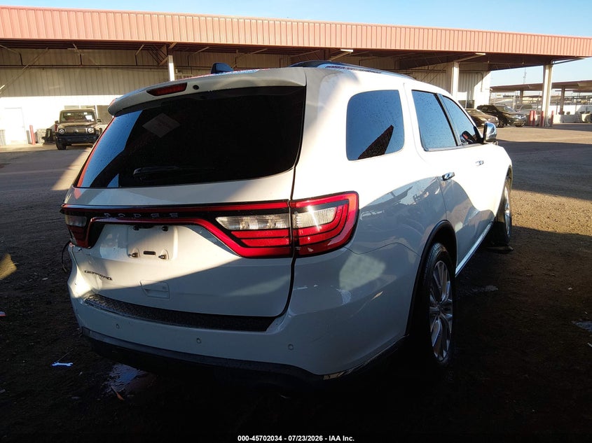 Vin: 1c4rdhag8hc615105, lot: 46200662, dodge durango sxt rwd 20174