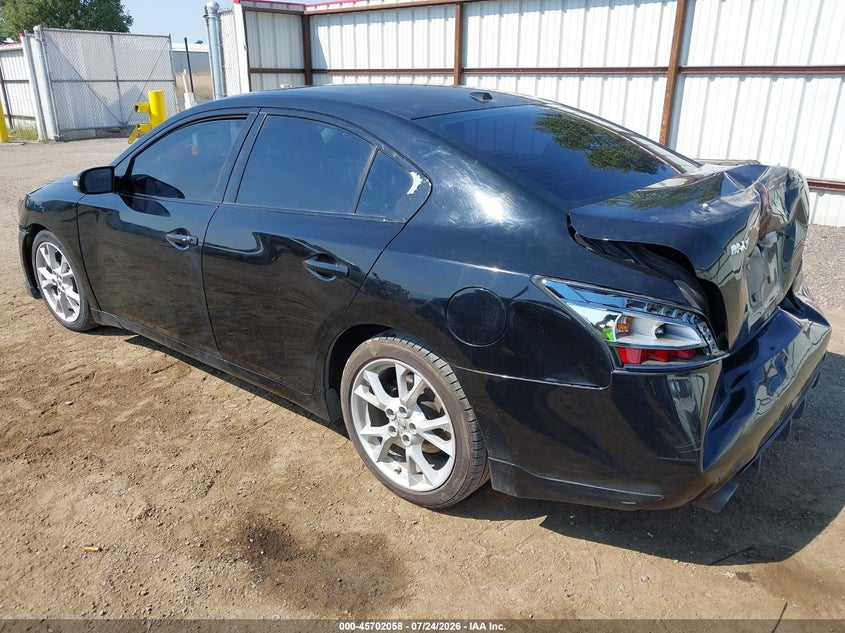 Vin: 1n4aa5ap7ec908676, lot: 46200687, nissan maxima 3.5 sv 20143