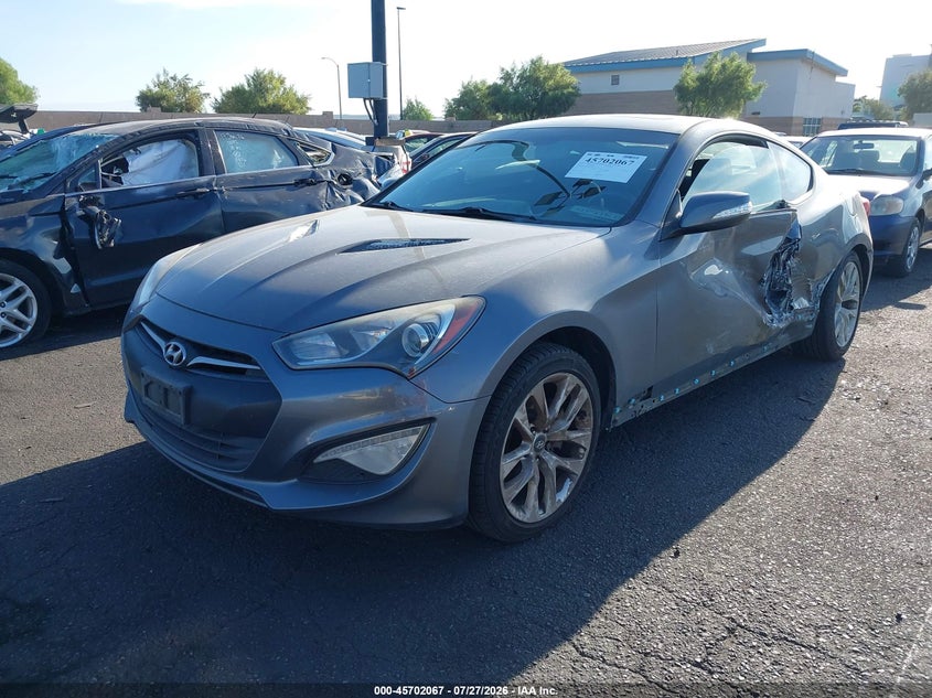 Vin: kmhhu6kj4eu115602, lot: 46200695, hyundai genesis 3.8 grand touring 20142