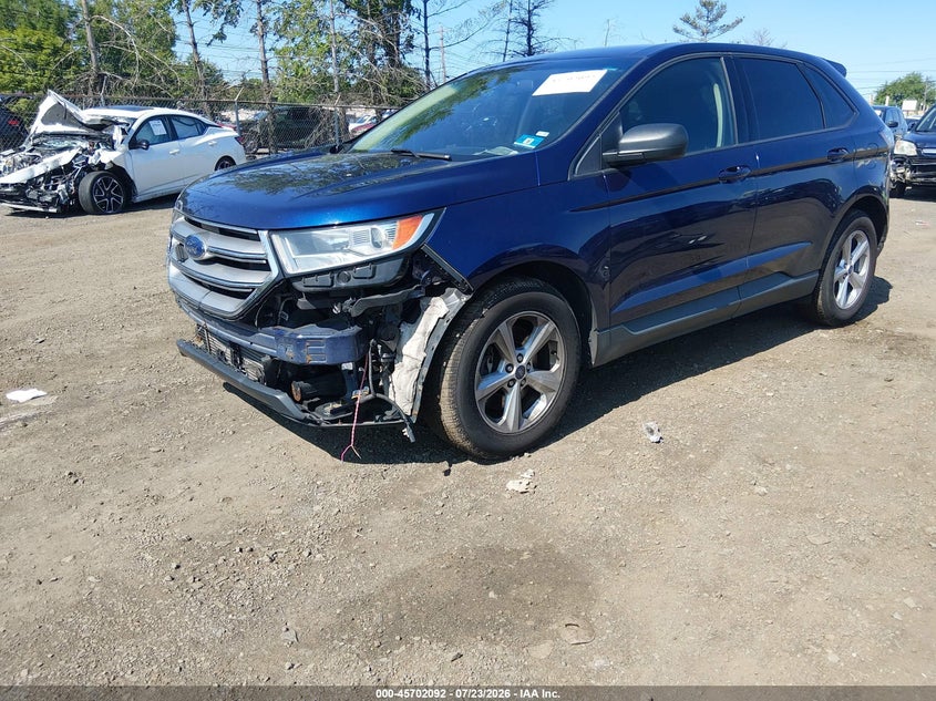 Vin: 2fmpk4g9xgbc00358, lot: 46200720, ford edge se 20162
