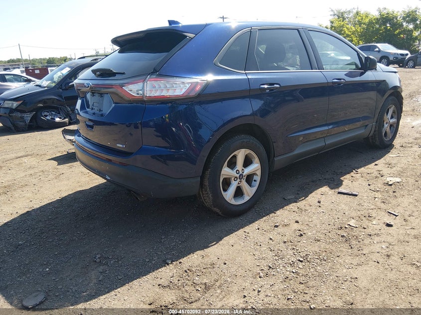 Vin: 2fmpk4g9xgbc00358, lot: 46200720, ford edge se 20164