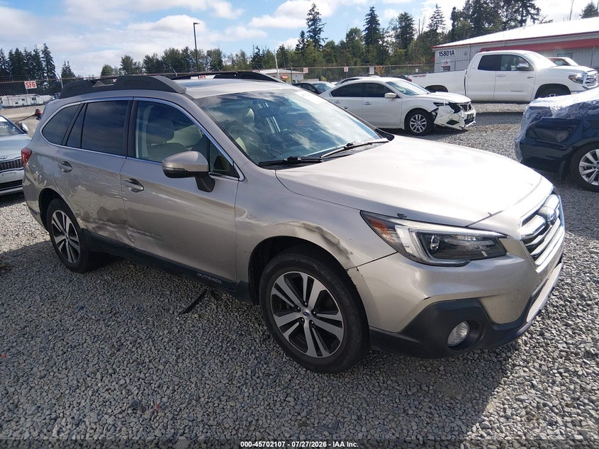 Vin: 4s4bsanc9j3270223, lot: 46200735, subaru outback 2.5i limited 2018 img_1