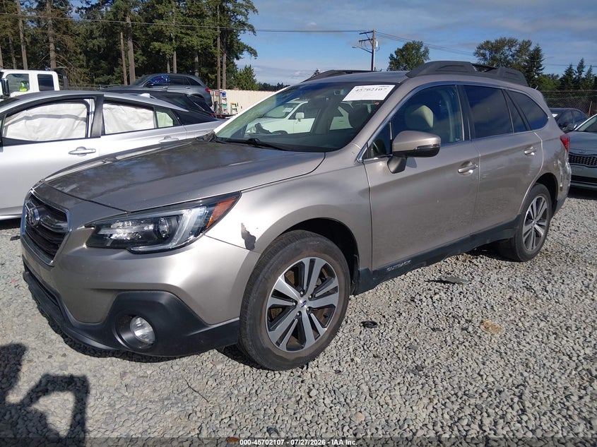 Vin: 4s4bsanc9j3270223, lot: 46200735, subaru outback 2.5i limited 20182