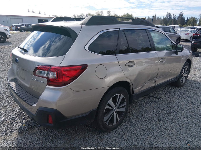 Vin: 4s4bsanc9j3270223, lot: 46200735, subaru outback 2.5i limited 20184