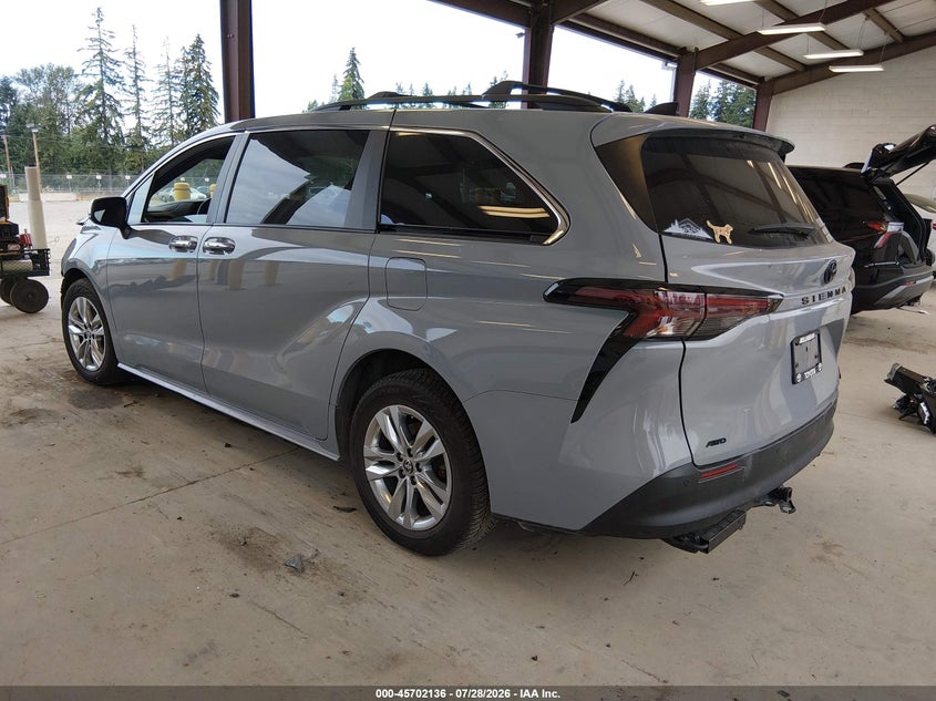 Vin: 5tdcskfcxps087112, lot: 46200764, toyota sienna woodland edition 20233