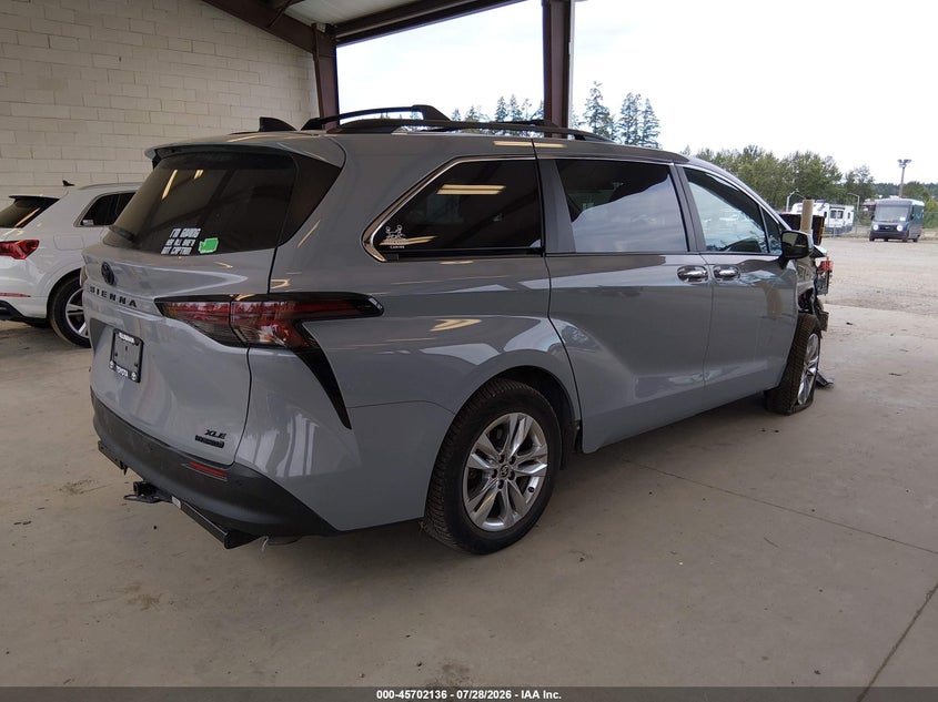 Vin: 5tdcskfcxps087112, lot: 46200764, toyota sienna woodland edition 20234