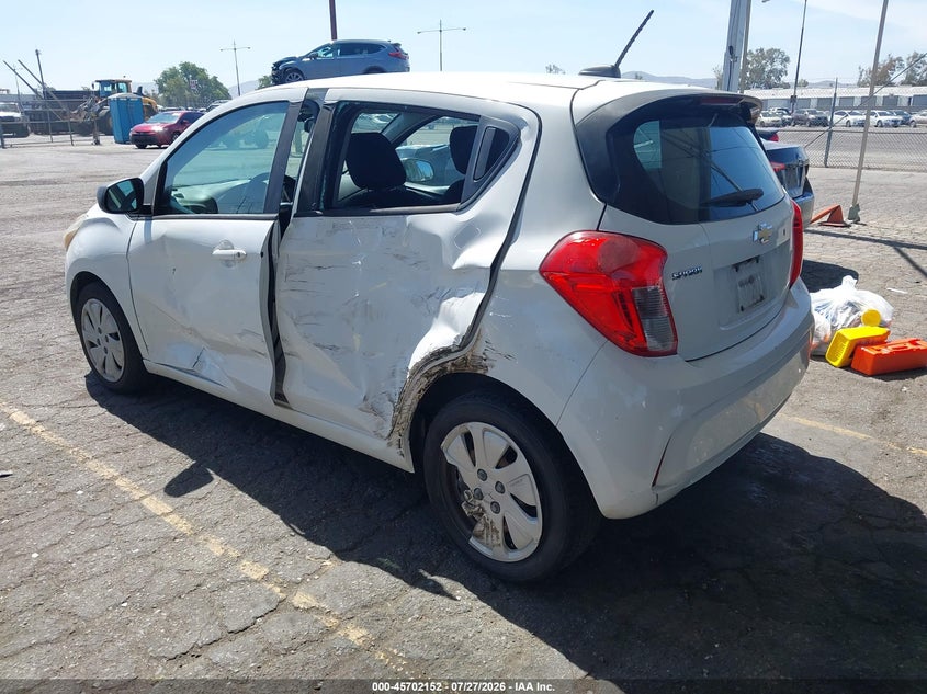 Vin: kl8cb6sa0hc758682, lot: 46200780, chevrolet spark ls cvt 20173