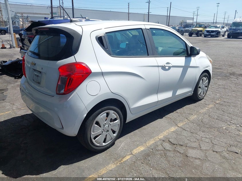 Vin: kl8cb6sa0hc758682, lot: 46200780, chevrolet spark ls cvt 20174