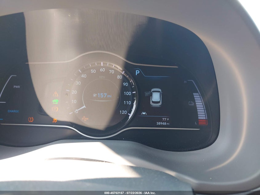 2019 HYUNDAI KONA EV auction photo 7