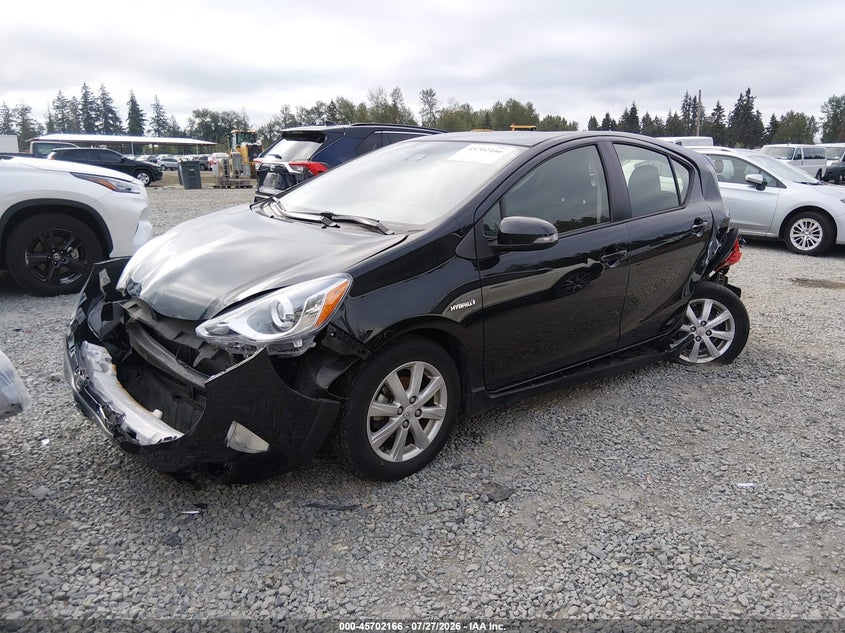 Vin: jtdkdtb34h1597598, lot: 46200794, toyota prius c two 20172