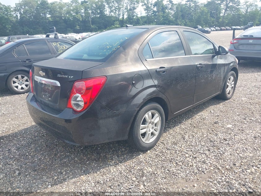 Vin: 1g1jc5sh5d4189148, lot: 46200818, chevrolet sonic lt auto 20134