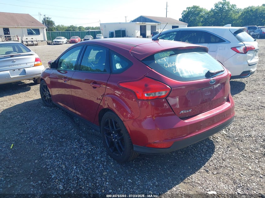 Vin: 1fadp3k29gl240630, lot: 46200831, ford focus se 20163
