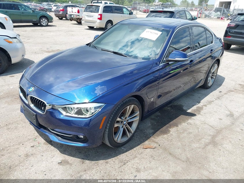 Vin: wba8e1c58ja177888, lot: 46200836, bmw 330e iperformance 20182