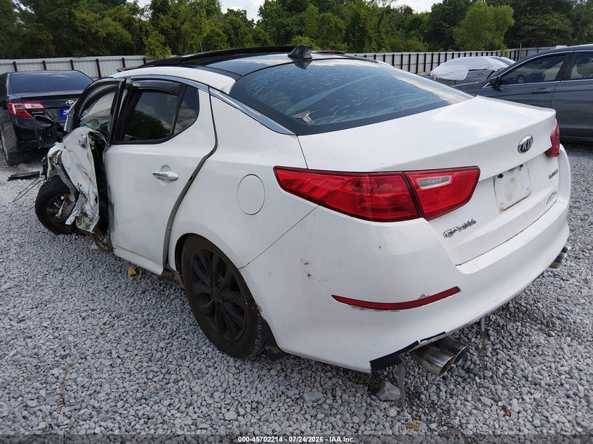 Vin: 5xxgn4a75eg288154, lot: 46200842, kia optima ex 20143