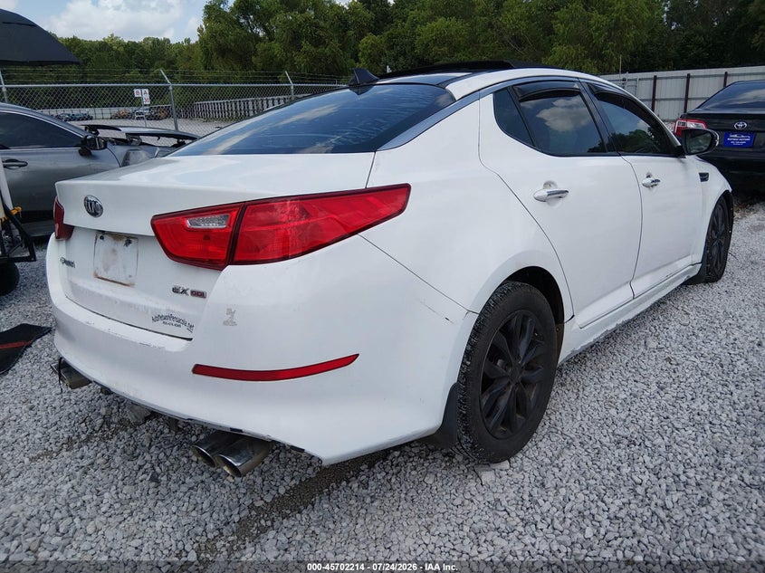 Vin: 5xxgn4a75eg288154, lot: 46200842, kia optima ex 20144
