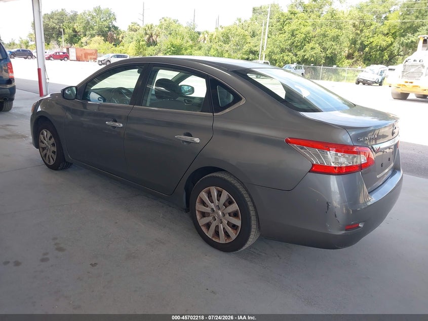 2015 NISSAN SENTRA SEDAN 1.8L I-4 DOHC, VVT, 124HP