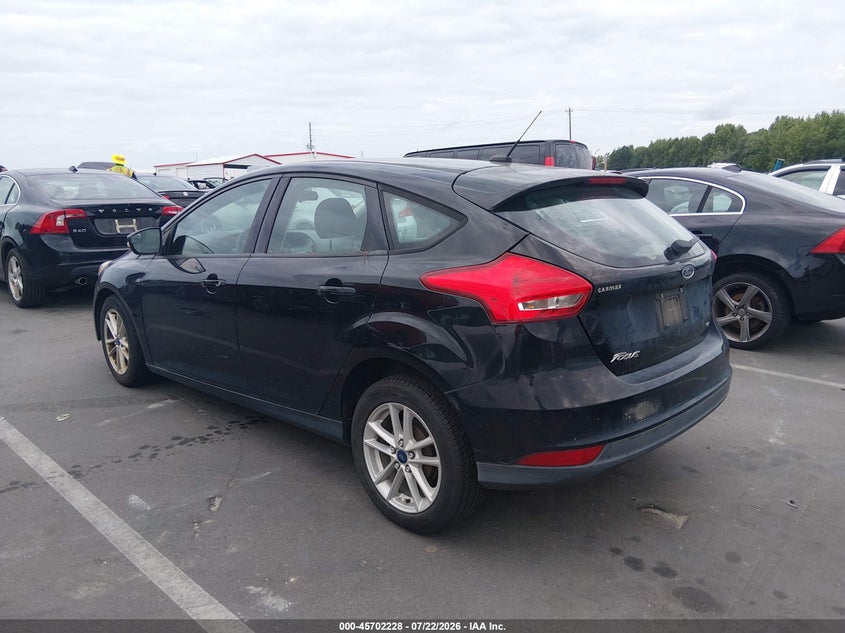 Vin: 1fadp3k25hl259189, lot: 46200856, ford focus se 20173