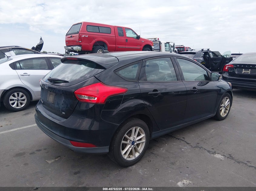 Vin: 1fadp3k25hl259189, lot: 46200856, ford focus se 20174