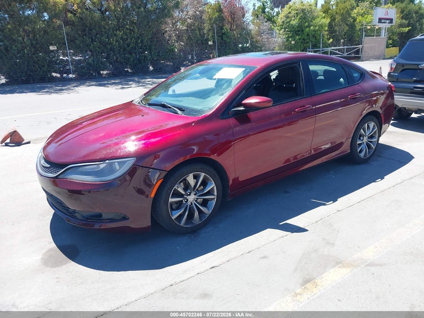 2015 CHRYSLER 200 auction photo 2