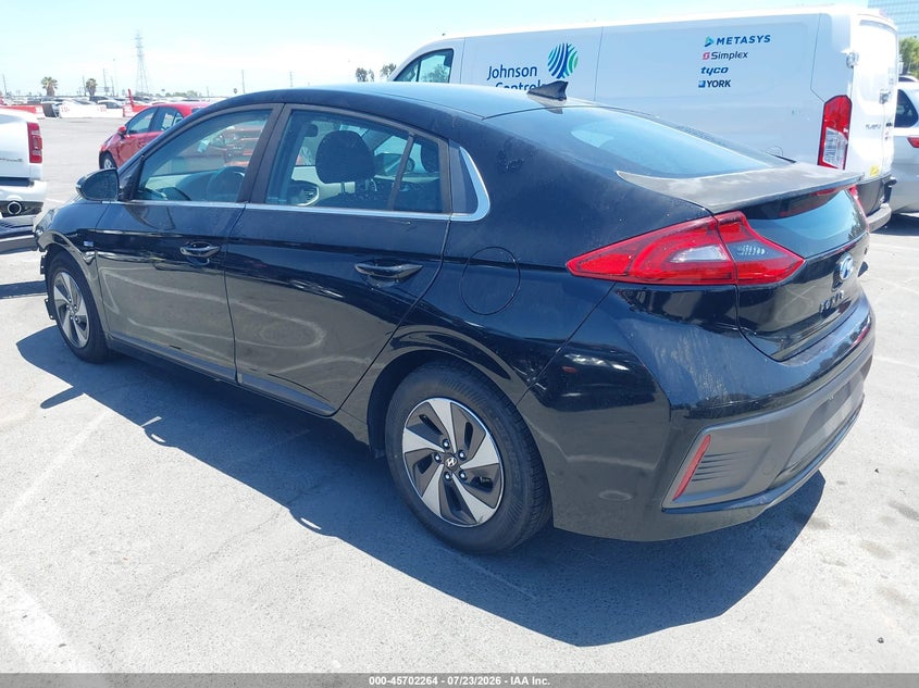 Vin: kmhc75lc3ju091203, lot: 46200892, hyundai ioniq hybrid sel 20183