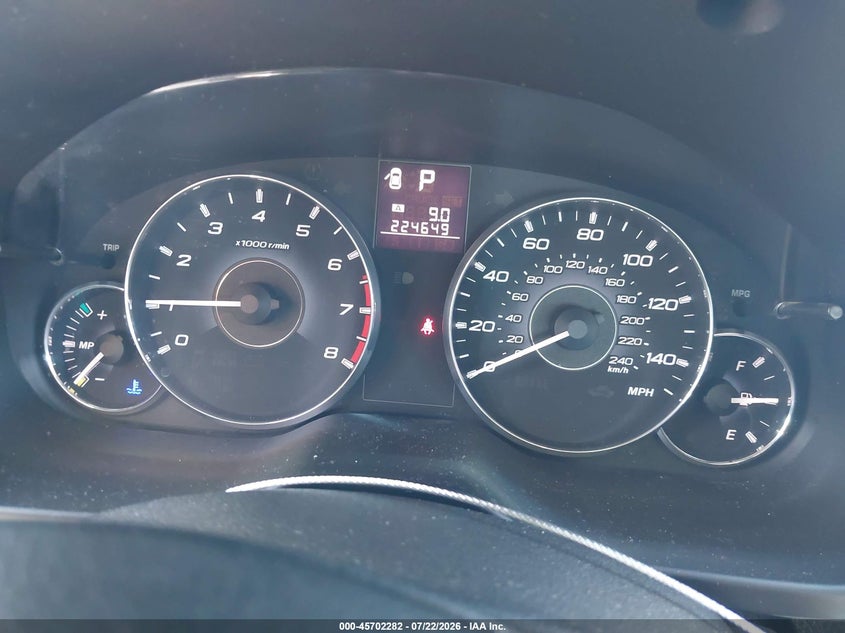 2012 SUBARU LEGACY auction photo 7