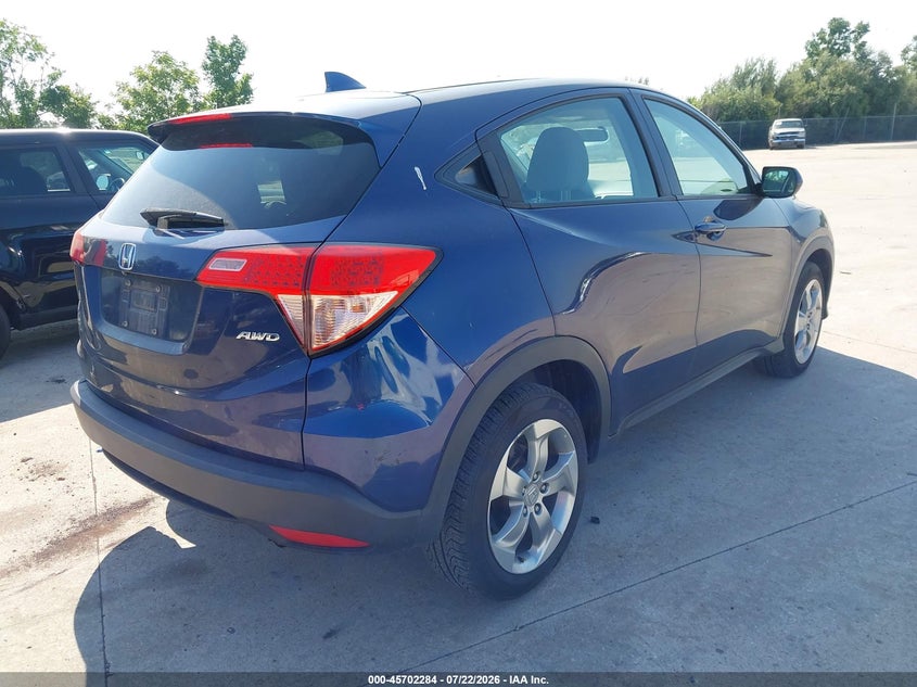 2017 HONDA HR-V auction photo 4