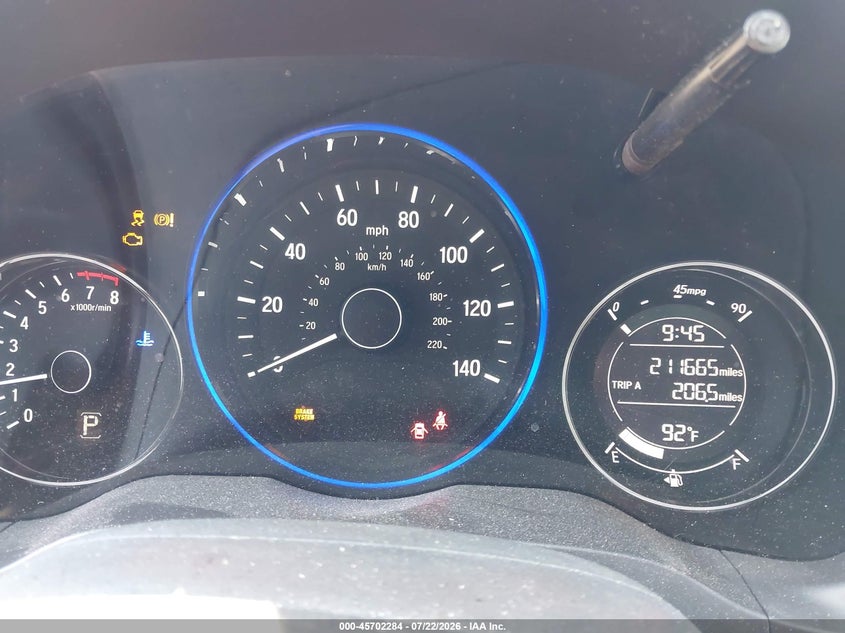 2017 HONDA HR-V auction photo 7