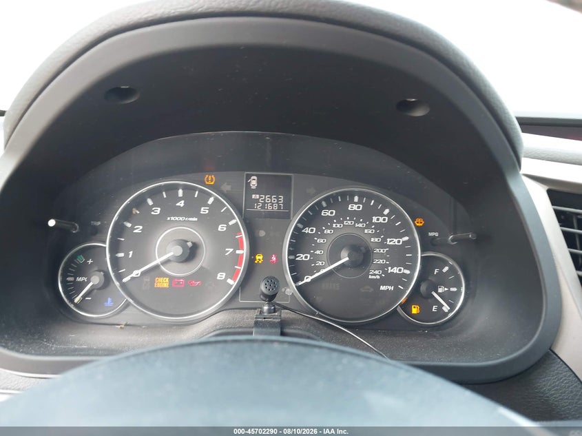 2012 SUBARU LEGACY auction photo 7