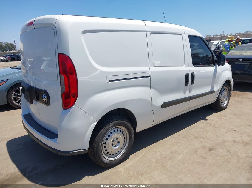 Vin: zfb636vp2n6v98190, lot: 46200919, ram promaster city cargo van 20224
