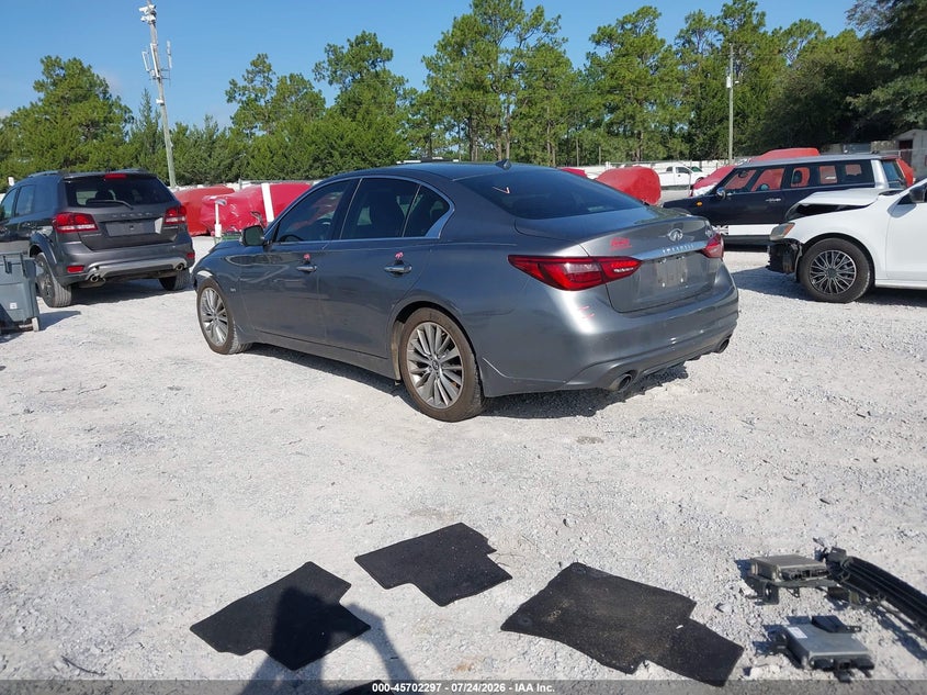 Vin: jn1ev7ap1jm360564, lot: 46200925, infiniti q50 3.0t luxe 20183
