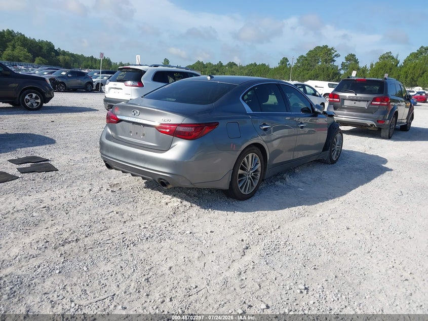 Vin: jn1ev7ap1jm360564, lot: 46200925, infiniti q50 3.0t luxe 20184
