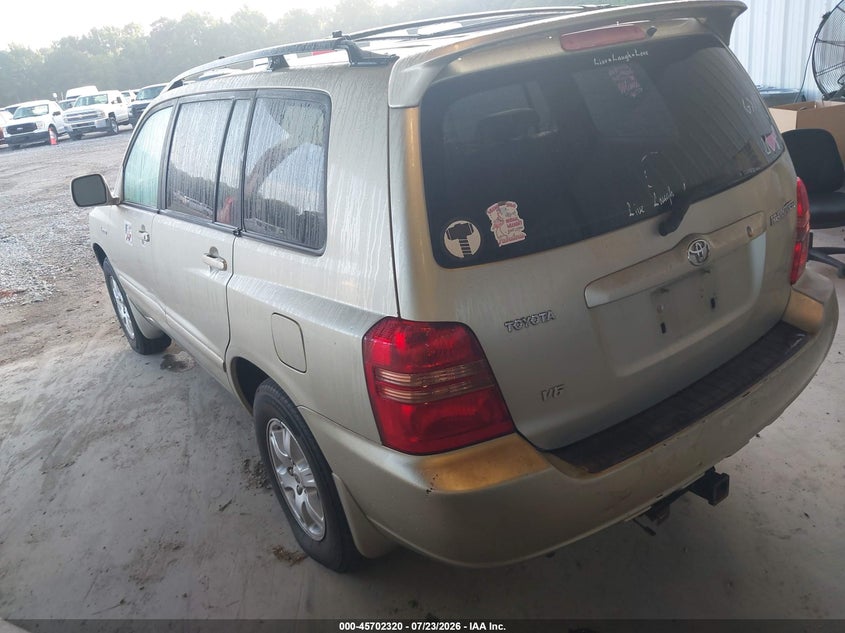 2003 TOYOTA HIGHLANDER auction photo 3