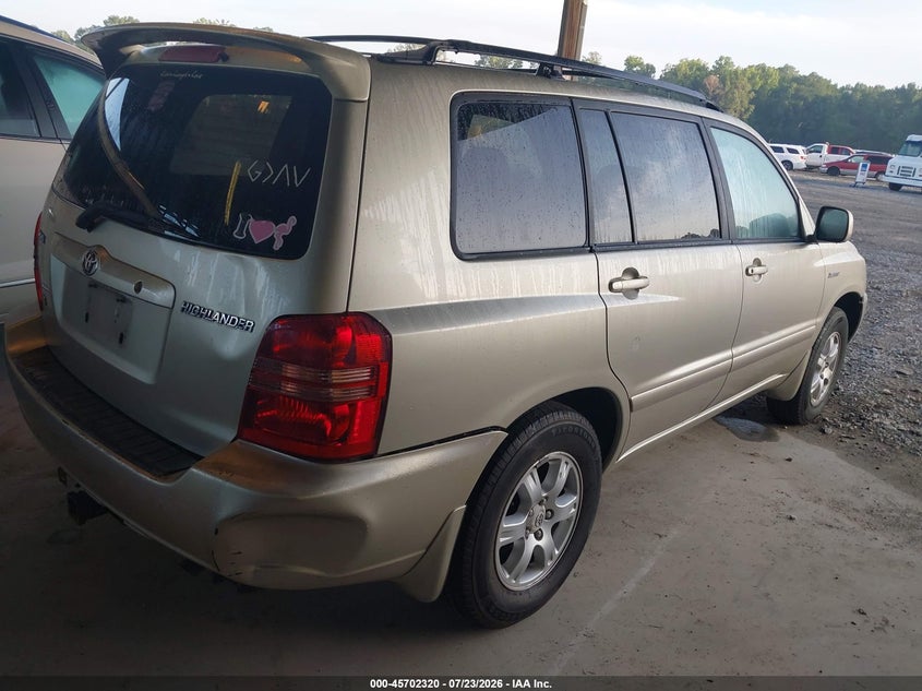 2003 TOYOTA HIGHLANDER auction photo 4
