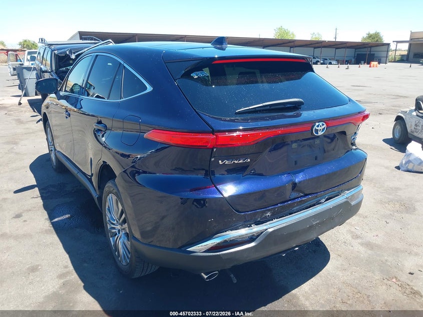 Vin: jteaaaah1mj069495, lot: 46200961, toyota venza limited 20213